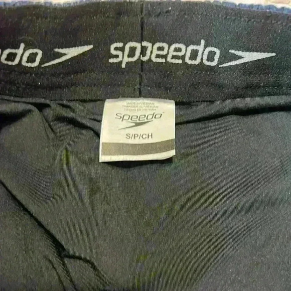 Speedo Blue and Black Swim Shorts. Men's Size Small - Picture 7 of 12